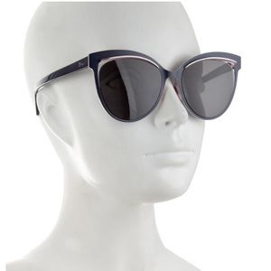 Never Worn Dior 54mm Round Cat Eye Sunglasses